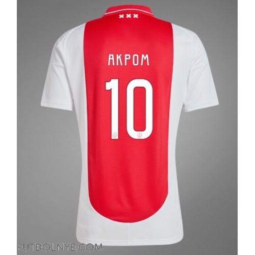 Camiseta Ajax Chuba Akpom #10 Primera Equipación 2024-25 manga corta